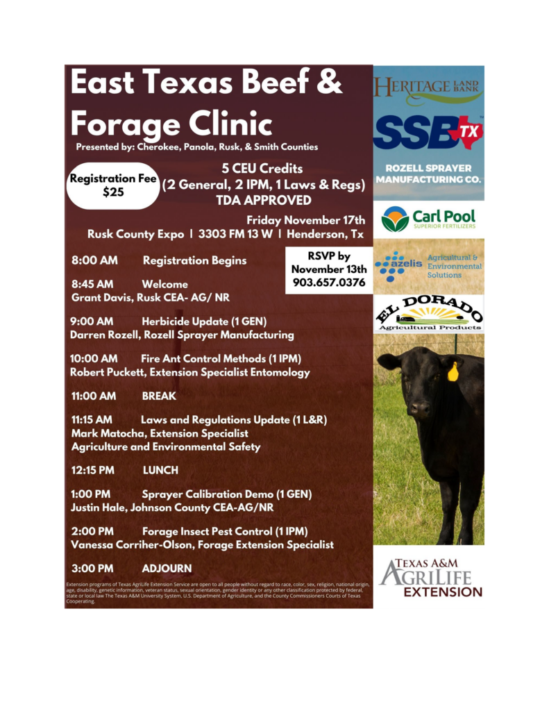 Beef and Forage Confernce