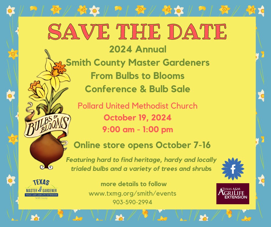 Bulbs to Bloom Save the Date