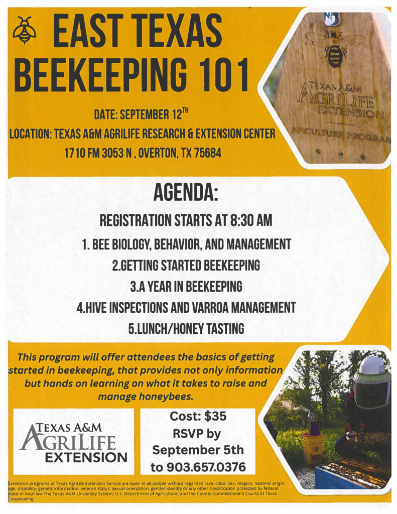 East Texas Beekeeping 101